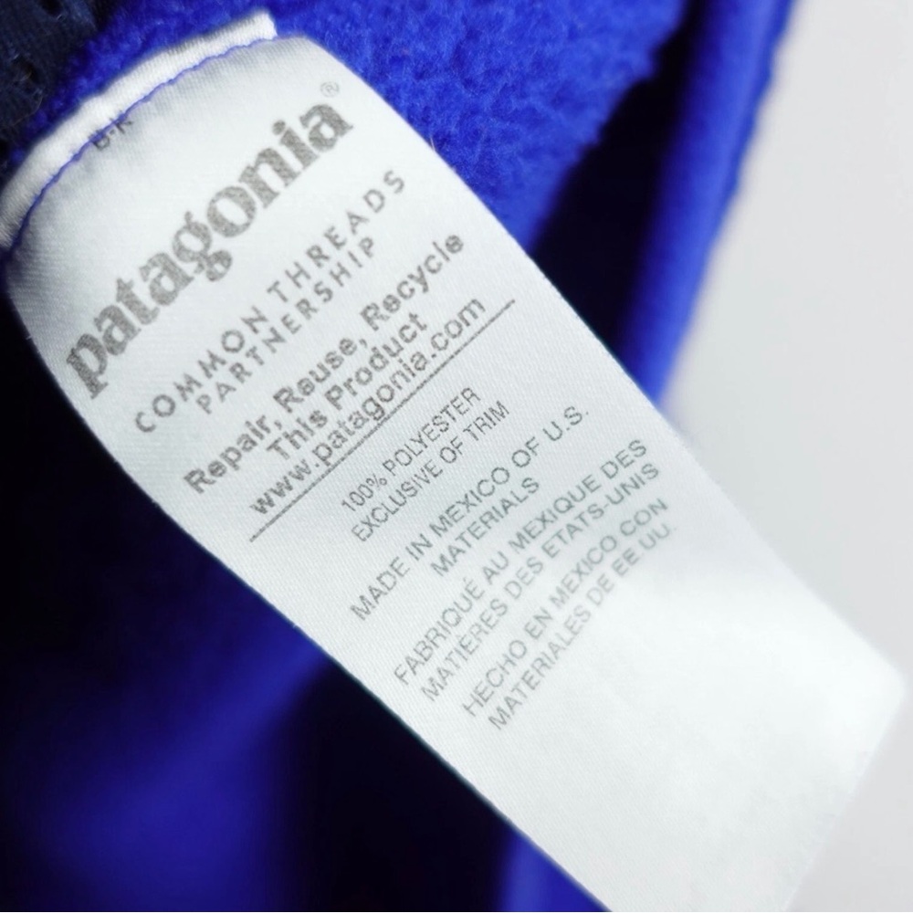 PATAGONIA Retool Snap T Fleece Pullover Blue Jacket - Womens, S - Picture 11 of 14